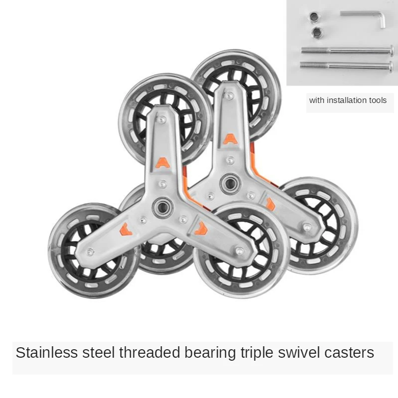 2PCS Warenkorb Trolley Rollen Gepäck Koffer Rollen Ersatz Räder Pulley Schiebe Rollen Räder Zubehör