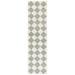 White 108 x 27 x 0.375 in Indoor Area Rug - Safavieh Ebony Checkered Hand Tufted Wool Area Rug in Sage/Ivory Wool | Wayfair EBN120W-29