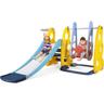 3 in 1 Kinder Spielplatz, Kinderrutsche mit Schaukel, Kinderspielplatz Schaukel und Rutsche,