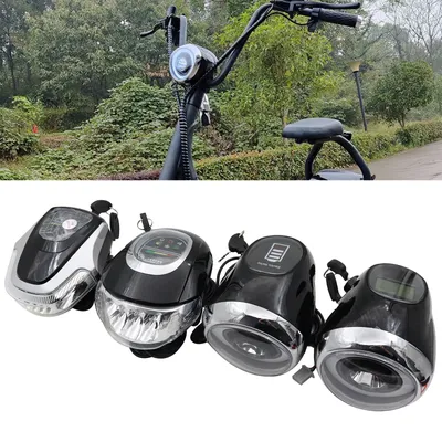 Citycoco 60V Bluetooth APP Headlamp Turn Signal Tail Lamp LCD Instrument Panel Electric Scooter Key