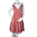 Kate Spade Dresses | Kate Spade Ny Women’s Mini Gingham Vineyard Dress, Lava Falls Size 6 | Color: Red/Tan | Size: 6
