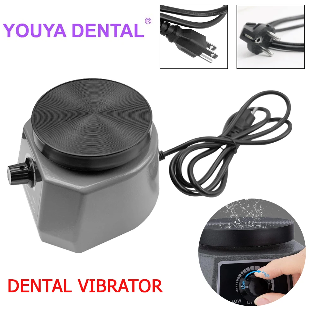 110/220v Dental vibrator Round Shaker Oszillator einstellbare Gips mischmasch ine Gips Vibrations platte Zahnmedizin Ausrüstung Image