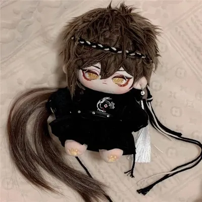 Gefüllte Genshin Impact Zhongli Baumwollpuppe Spiel Periphere Plüschfigur Dress-up Puppenspielzeug Image