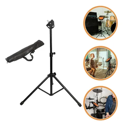 Adjustable Metal Tripod Inch Dumb Drum Stand Holder Practice Pad Rack Bracket for Music Equipment