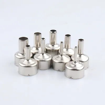 9pcs/set Welding nozzle for hot air gun stainless steel Different sizes nozzles for 8858 8898 858D
