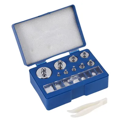 5g-500g Chrome Plating Calibration Gram Scale Weights Set for Digital Scale Balance Laboratory Scale