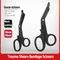 Stainless steel gauze scissors Trauma Gauze Cutter Emergency First Aid Shear Outdoor Paramedic Bandage Medical Scissors