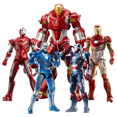 ZD Toys Iron Man Action Figure Iron Patriot MK1-7 MK17 MK33 MK85 MK30 War Machine Legends Avengers