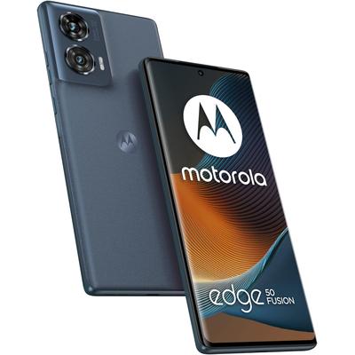 MOTOROLA Smartphone "moto edge50 Fusion 256 GB" Mobiltelefone Gr. 256 GB, blau (forest blue)