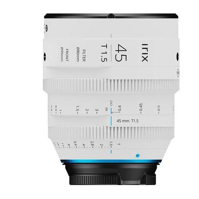 IRIX 45mm T1.5 Cine Lens (Sony E, Feet, White) IL-C45W-SE-I