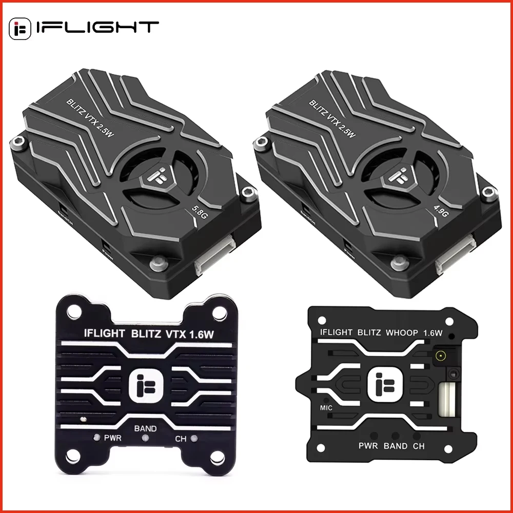 Iflight blitz whoop 1,6 w 2,5 w 2-8s Langstrecken-Bildsender vtx mmcx Antennen schnitts telle für fpv Freestyle Drohnen zubehör Image