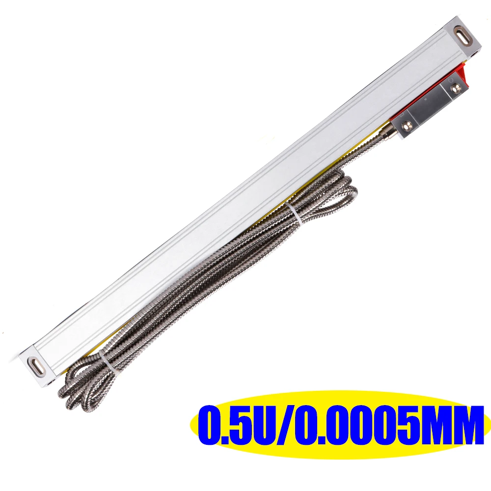 0,5 u 0,0005mm hochpräzise lineare Glas waage Linear geber 5V ttl db9 50 500mm für Maschinen Image