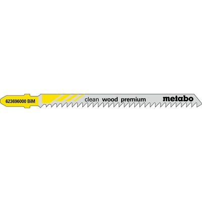 Metabo - 5 Stichsägeblätter 'clean wood premium' 91/ 3,0 mm, BiM (623696000) Image