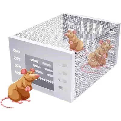 High Efficiency Mousetrap,Automatic Continuous Cycle Mouse Trap Home Garden Rat Catching Artifact