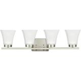 HAOFEI 4411604-962 Four 4411604-962-Four Light Wall/Bath Sconce Brushed Nickel