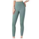 Crop Pants for Women Casual Summer Baggy Pants Women Up to 65% off Women s High-Waisted Yoga Pants Fitness Running Training Elastic Quick Dry Tight Sports Pants Yoga Pants Pants F95