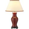 Oxblood Lampe de table avec abat-jour rond conique, Oxblood - Elstead