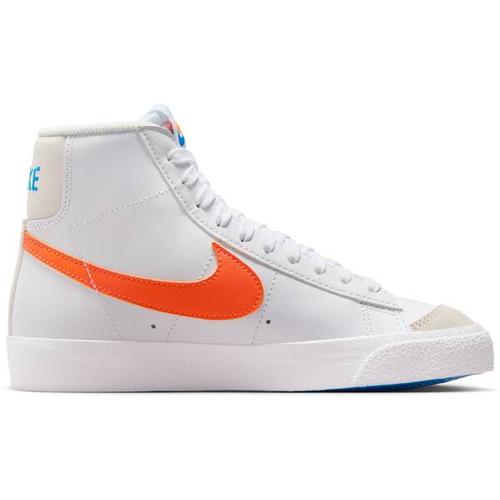 NIKE Lifestyle - Schuhe Kinder - Sneakers Blazer Mid 77 Kids (GS), Größe 38 ½ in WHITE/TOTAL ORANGE-PHOTO BLUE-PHANT