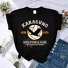 Karasuno Est 2012 volley Club uomo t-shirt Vintage Sugoi Anime personaggio stampato magliette