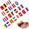 Euro Fußball Meisterschaft Stoff Ammer Flagge String Party Banner Fußball 24 teilnehmende Teams