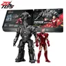 ZD Original Iron Man Duel Suit Iron Monger MK3 Set 1/10 LED light decimo anniversario Limited