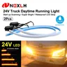 24V Truck Daytime Running Light Start-up Scanning Super Bright Waterproof LED Strip indicatore di