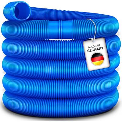 Poolschlauch 6m - ø 38mm Blau Schwimmbadschlauch Saugschlauch Solarschlauch - Tillvex Image
