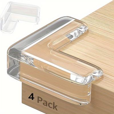 4/8/12/16pcs Corner Protector Guards Corner Protector For Table Clear Furniture Corner Guard Edge Safety Bumpers For Table Edges Sharp Corners - Proofing Protector (L Shape)