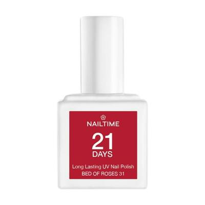 NAILTIME - 21 Days UV Nail Polish Nagellack 8 ml 31-Bed Of Roses (1998.75 € / 1 l) Image