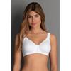 Bügel-BH ROSA FAIA "Twin", Damen, Gr. 80, Cup G, weiß, Stoff, Obermaterial: 70% Polyamid, 30% Elasthan, clean, leicht glänzend, unifarben, casual, normal, BHs, T-Shirt BH mit Bügel, seidenweiche doppellagige Microfaser