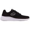 Sneaker LOTTO, Gr. 48, schwarz-weiß (schwarz, weiß), Synthetik, Kunstfaser, unifarben, sportlich, Schuhe, - besonders leicht & bequem
