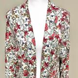 Jessica Simpson Tops | Jessica Simpson Boho Floral Garden 3/4 Sleeves Kimono | Color: Red/White | Size: S