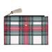 J. Crew Bags | J.Crew Medium Pouch In Tartan Red Leather Wristlet 5"L X 8"W X 1"H. Nwot | Color: Green/Red | Size: Os