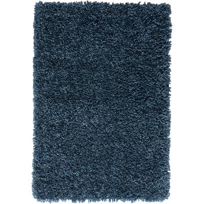 Hochflor-Teppich MY HOME "Banji", blau (dunkelblau), B:200cm H:37mm L:290cm, Polypropylen (PP), Teppiche, Uni Farben, weich und flauschig, auch als Läufer & in rund erhältlich Image