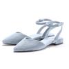 Ballerina LASCANA, Damen, Gr. 36, blau, Obermaterial: 100% Textilmaterial. Futter: 100% Lederimitat. Decksohle: 100% Lederimitat. Laufsohle: 100% Synthetik, unifarben, klassisch, Schuhe, Slingballerina, Riemchenballerina, Halbschuh, Slipper, Sandale...
