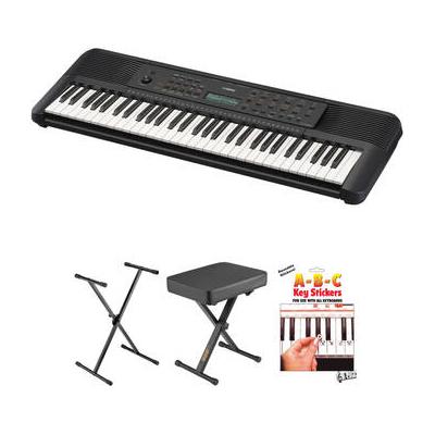 Yamaha PSR-E283 61-Key Portable Keyboard Kit with X-Stand and X-Bench PSRE283