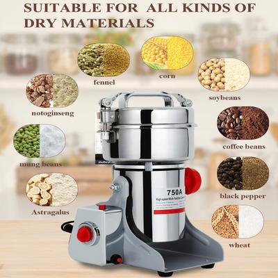 750G/1000G/2500G Electric Dry Grain Mill Grinder Powder Machine Herb Grinder Coffee Machine