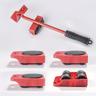 5pcs Heavy Furniture Lifter Set - Easily Move Furniture On Tile Floors With Sliders!