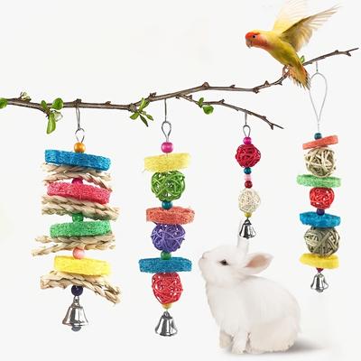 Fun Chewing Toys For Birds, Rabbits, Hamsters, And...