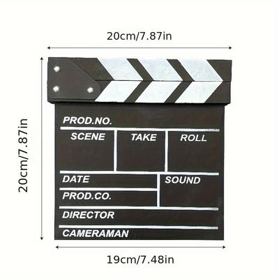 TEMU 1pc Wooden Film , 7.87 X 7.48 , 's , , Reusable For Photography, Filmmaking ,