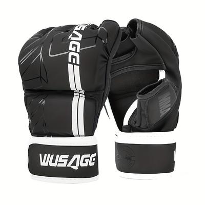 Prograde Kickboxing Gloves For Men And Women - Fingerless Mma Gloves For Muay Thai, Sparring, And Punching - Enhanced Grip And Protection