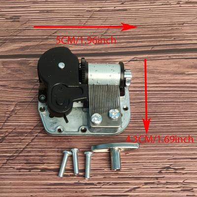 TEMU 1pc, Music Box Movement Clockwork, Winding Music Movement Part And Screw Mechanical Music Movement Diy House Product Accessories