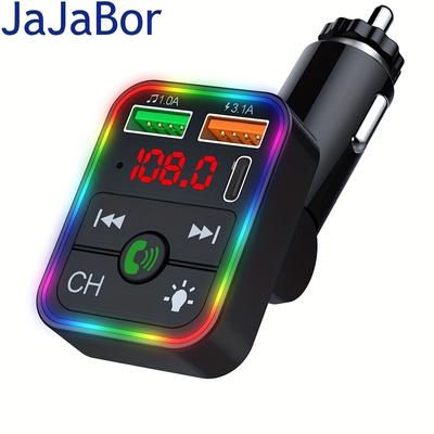 Jajabor Rotatable Fm Transmitter Car Wireless Hand...