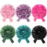 1pc Satin Bonnet Soft Night Cap For Sleeping Double Layer Satin Lined Hair Bonnet With Tie Band Bonnet For Women Natural Curly Hair