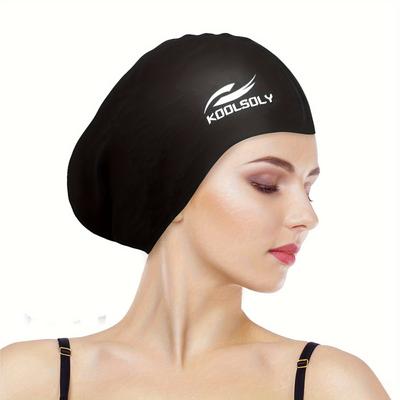 TEMU Swimming Cap For Long Hair Swimming Accessories Including Earplugs And Nose Clip