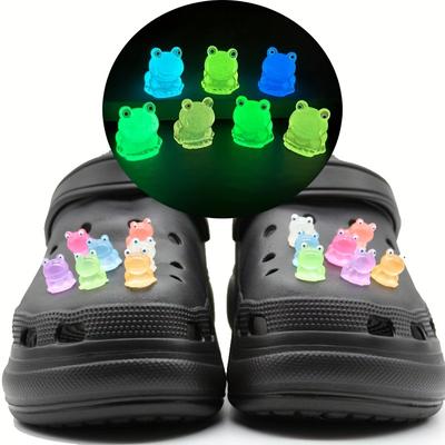 14pcs Frog Cute Cartoon Shoe Charms For Clogs Gard...