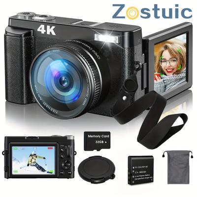 4k Digital Camera For Photography And Video Autofo...