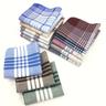 12pcs Handkerchief Mixed Style Mixed Color, Men's Light Color Series Handkerchief