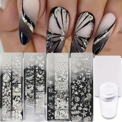 TEMU Stamping Set, , Summer Butterflies Manicure Set Image