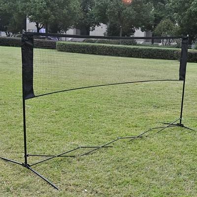 Bring The Badminton Court To You - Indoor/outdoor Portable Badminton Net With Randomly Colored Edges